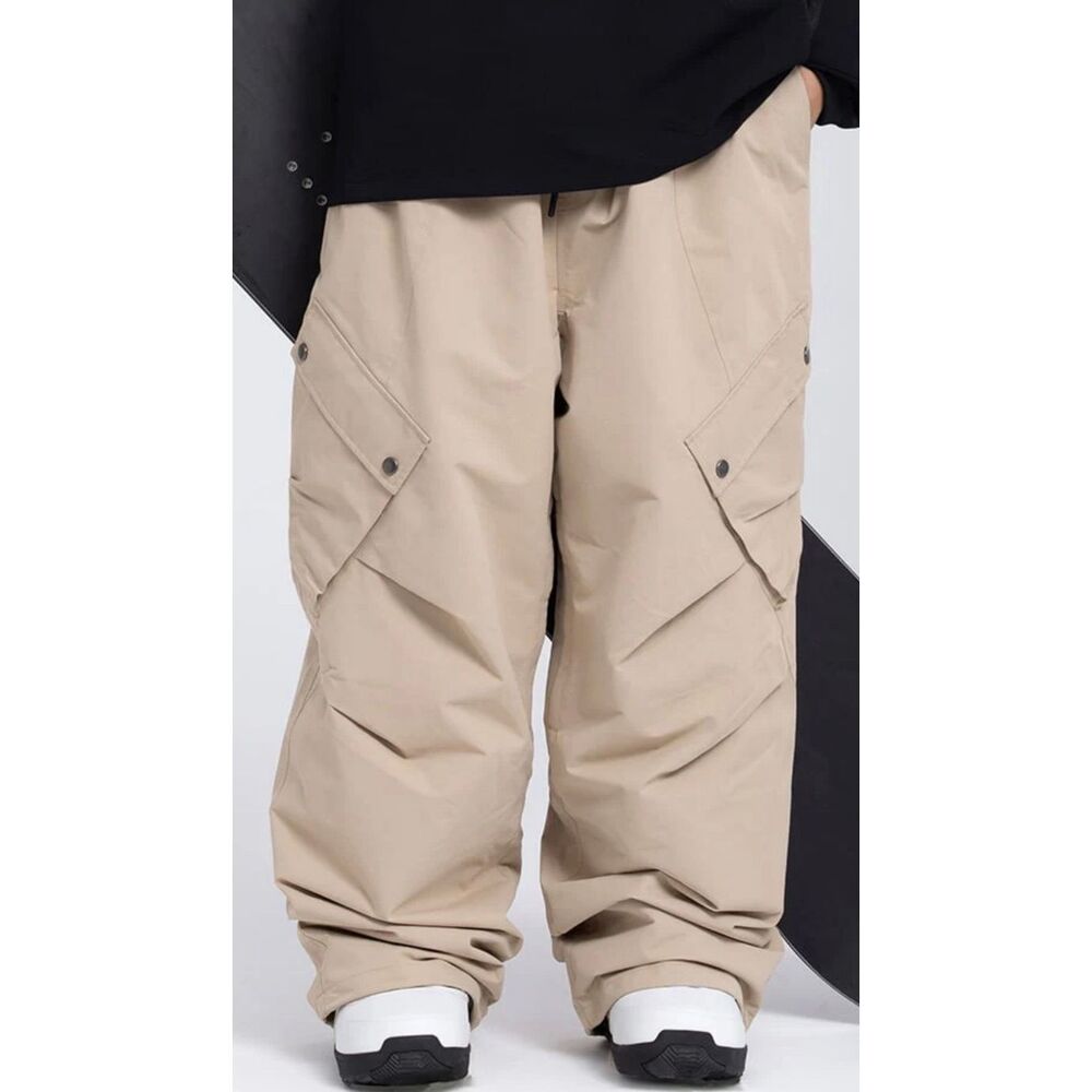 Snowverb Women's Mountain Chill Swag Cargo Pockets Baggy Snow Pants XL